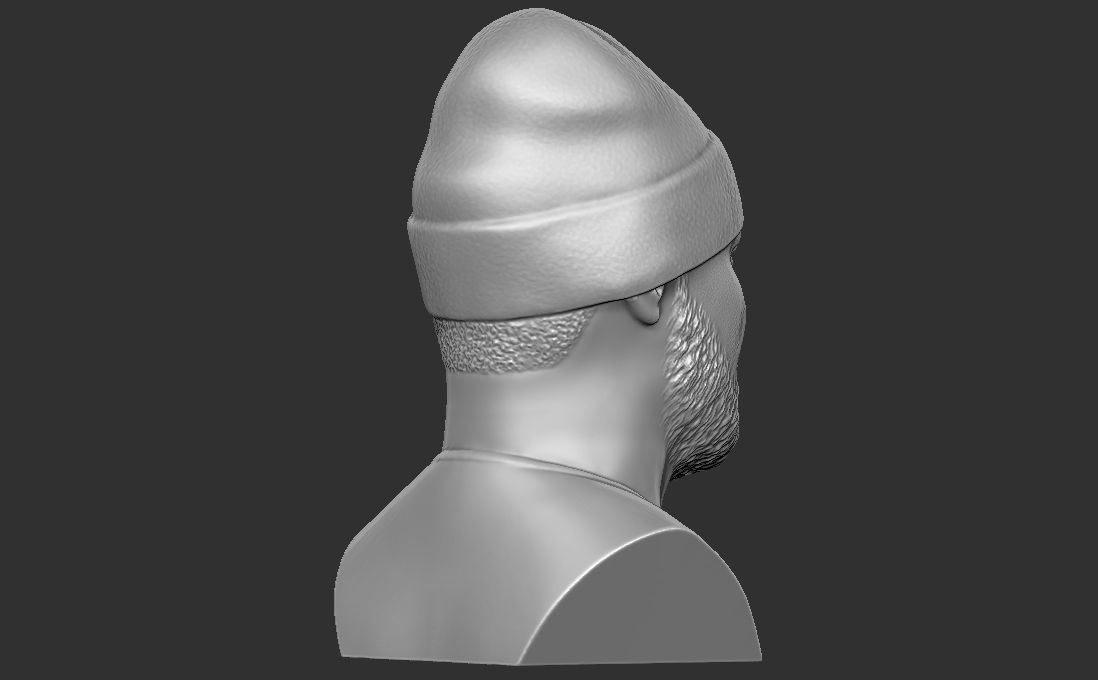 Ghostface Killah bust for 3D printing 3D print model_13