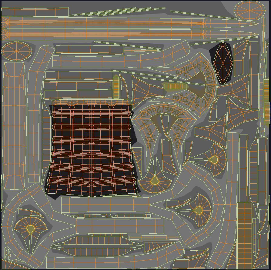 Anduril - Flame of the West Low-poly 3D model_26