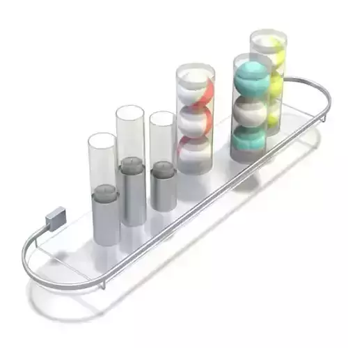 Modern Bathroom Set With Candles And Salt Balls