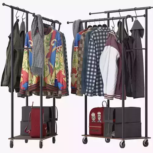 Rolanstar Clothing Garment Rack  3D model