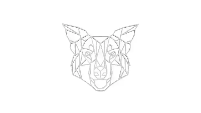 Bordercollie Dog cutout chain necklace