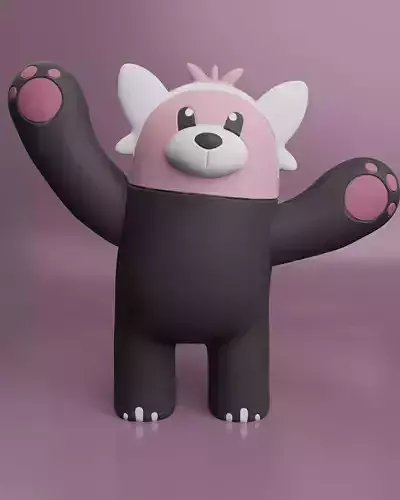 Pokemon - Bewear 3D print model