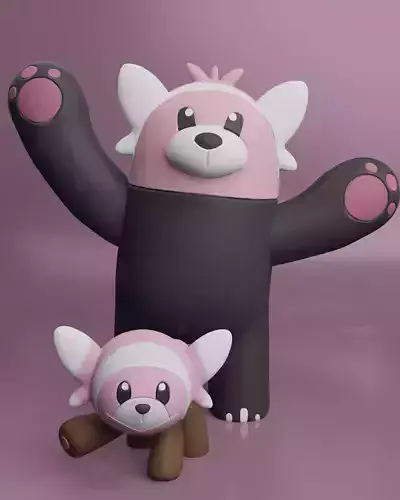 Pokemon - Stufful and Bewear