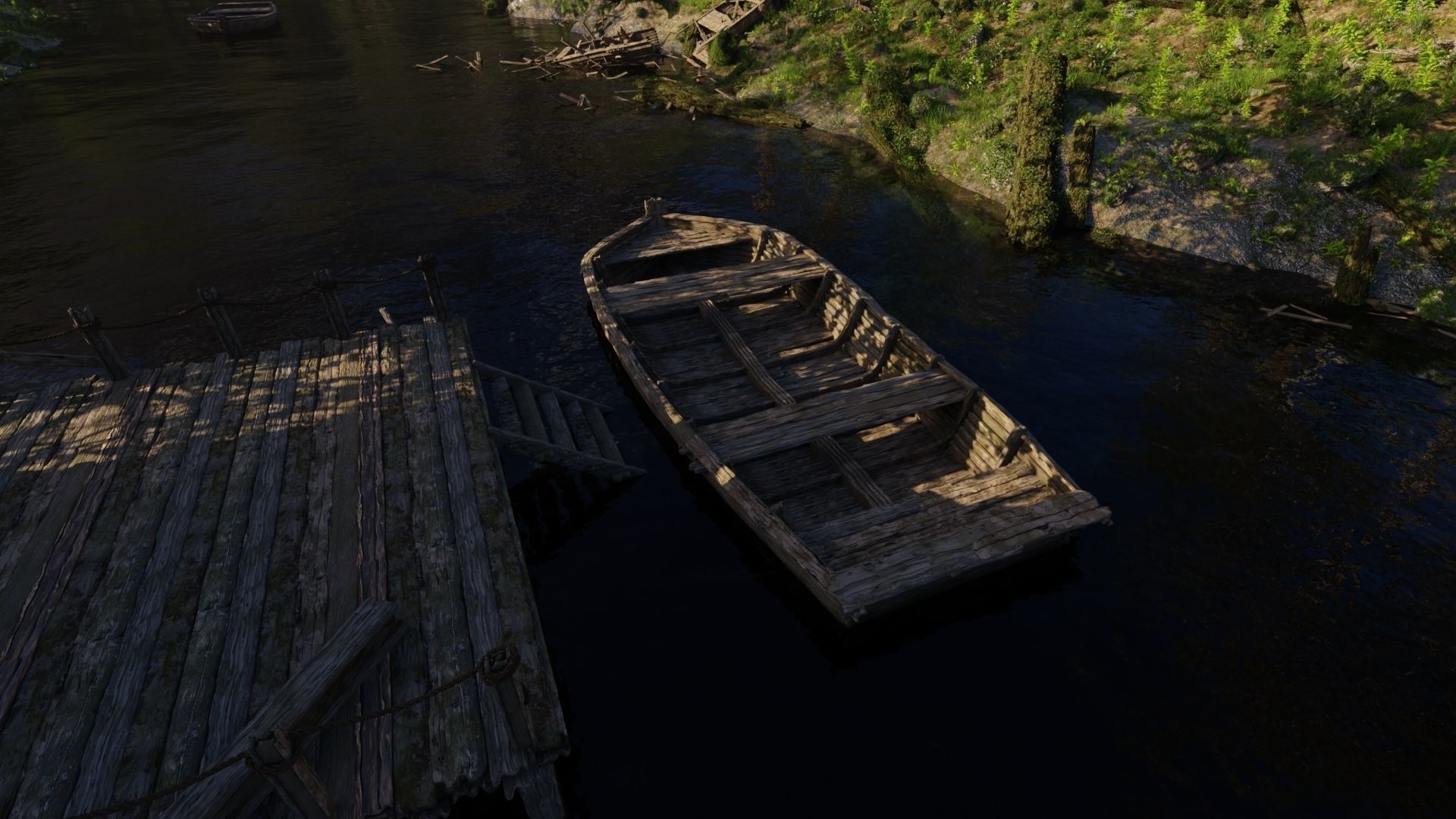 Jungle Dock Scene 3D model_7