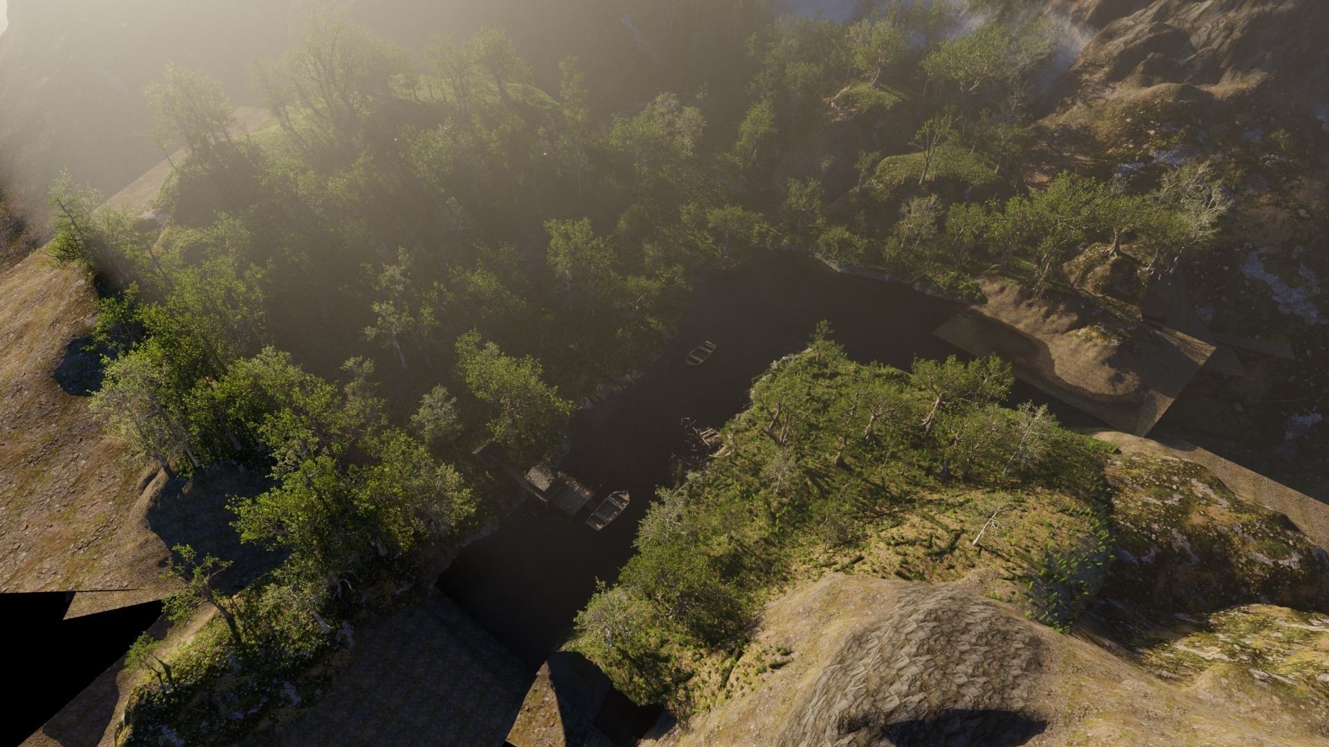 Jungle Dock Scene 3D model_20