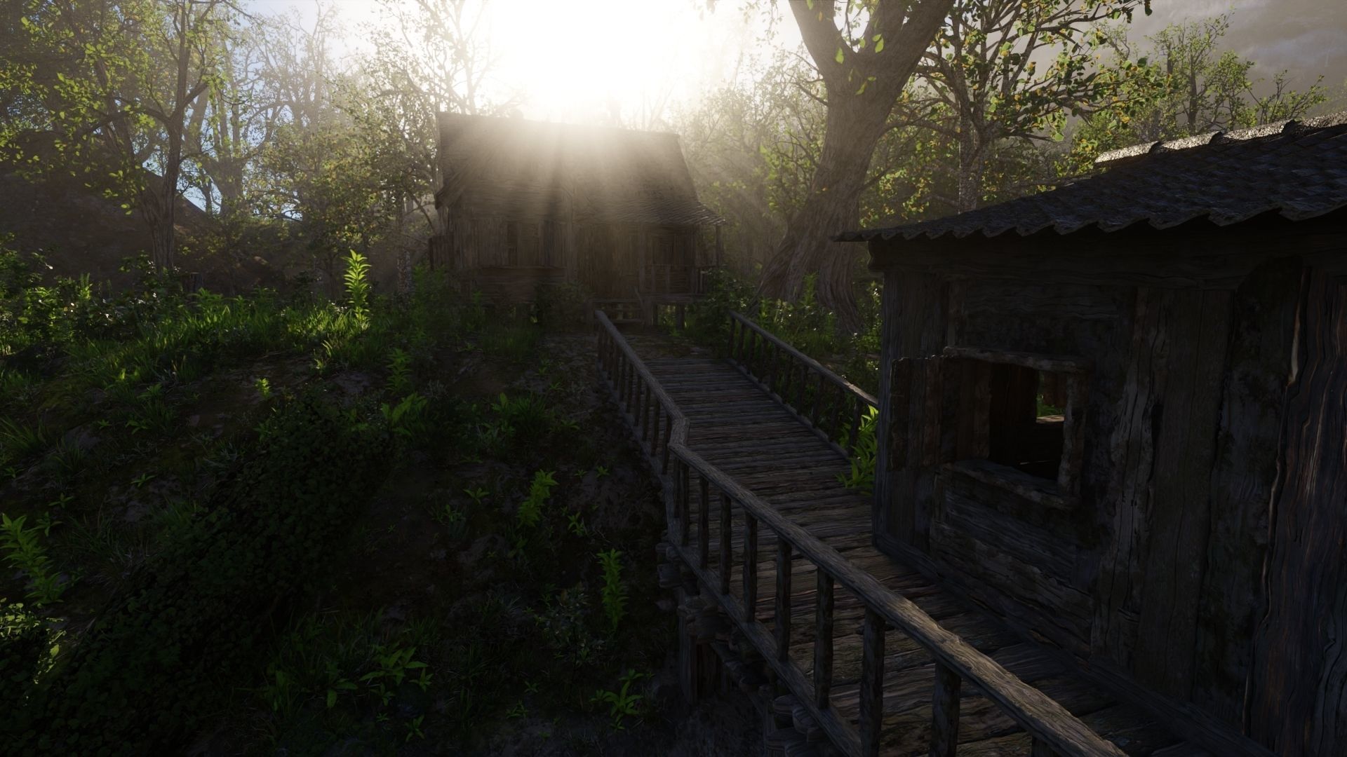 Jungle Dock Scene 3D model_4