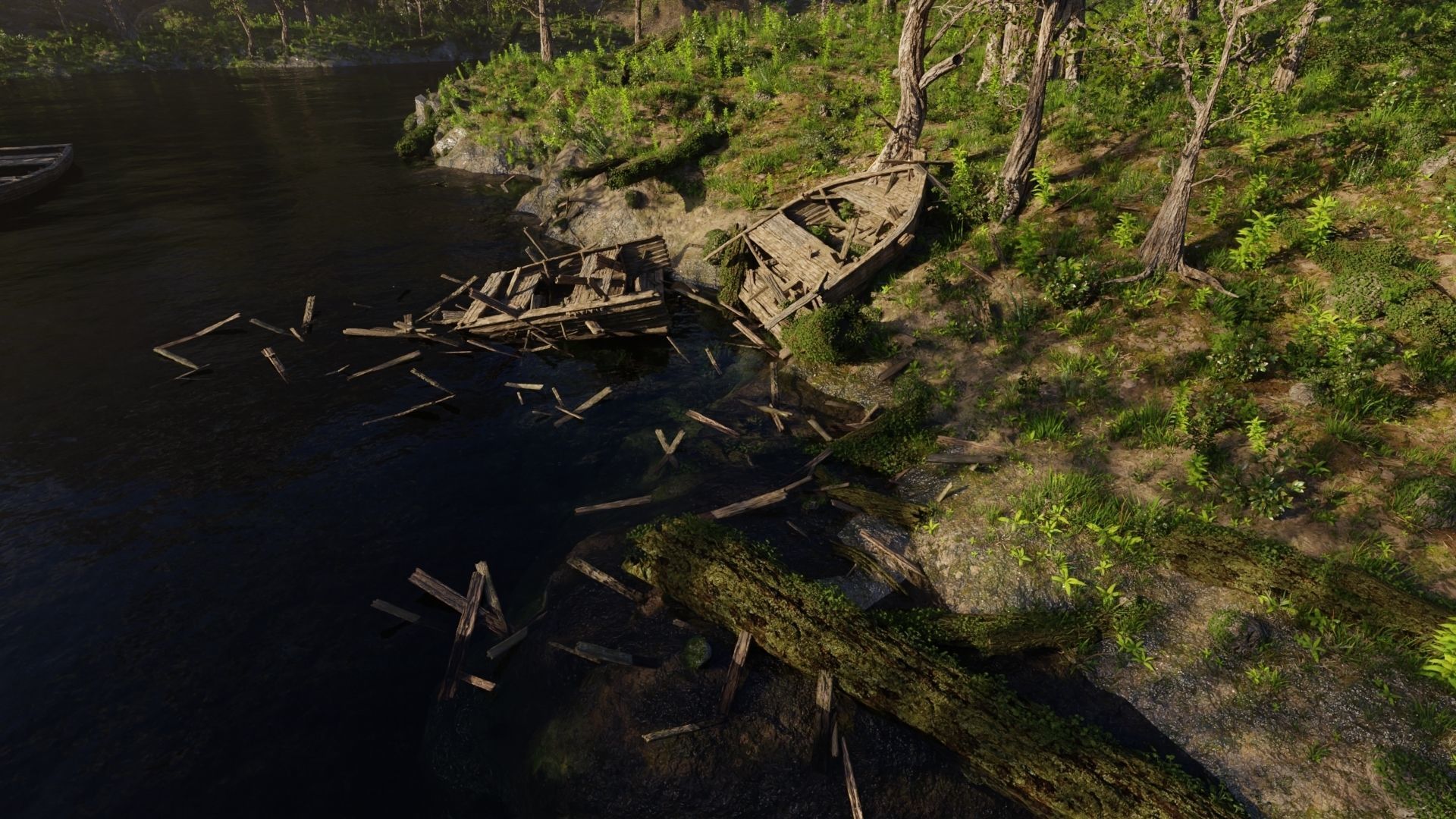 Jungle Dock Scene 3D model_10