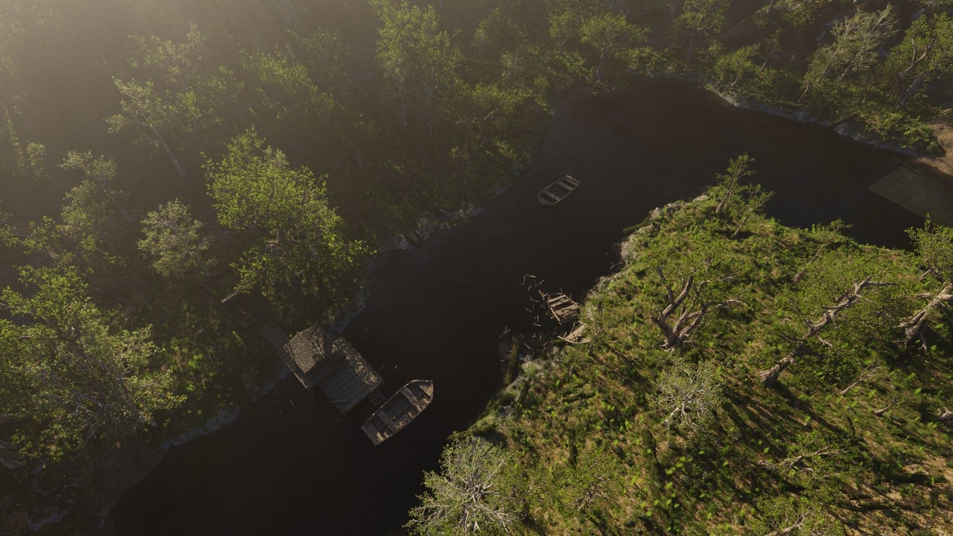 Jungle Dock Scene 3D model_19