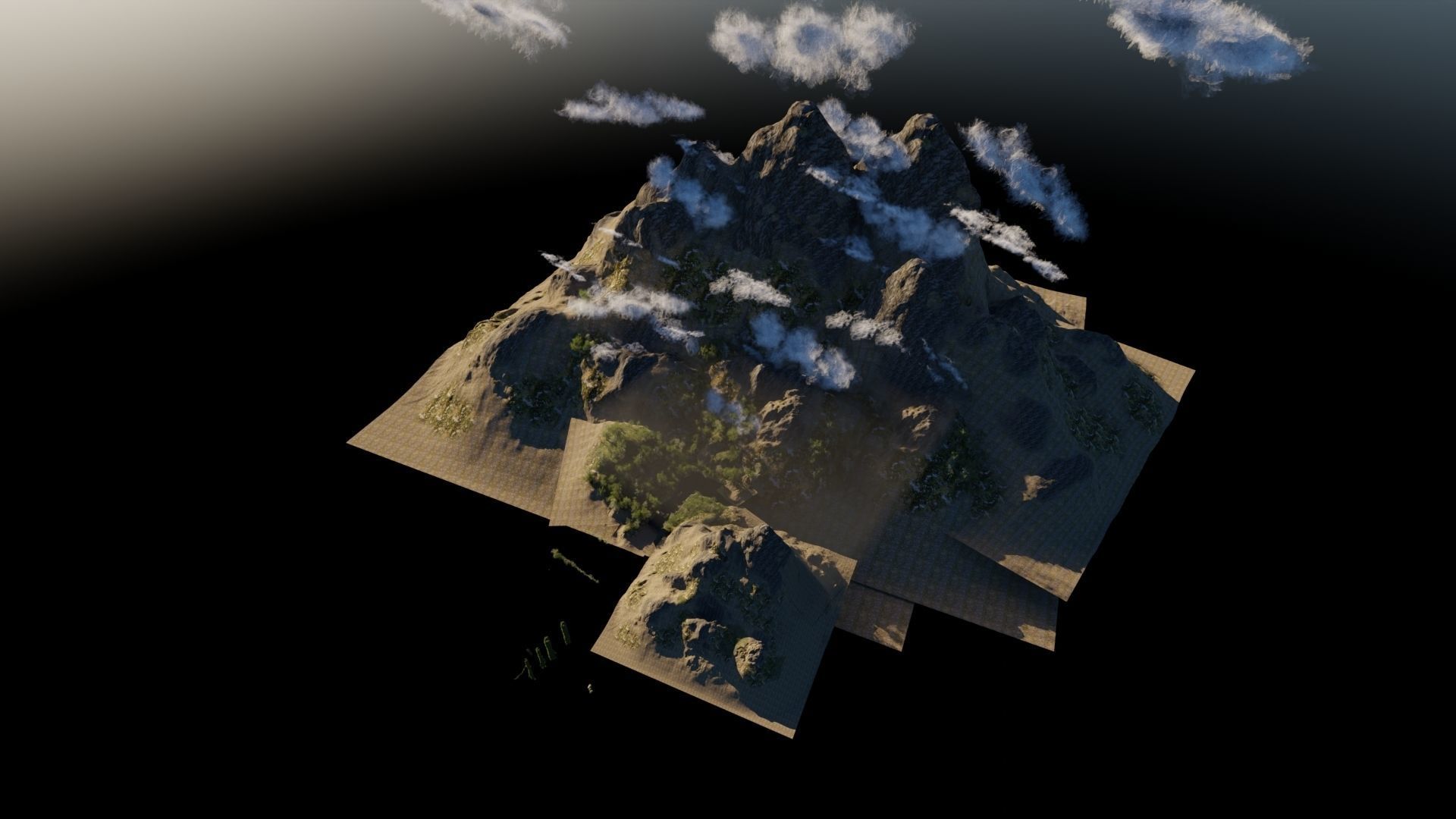 Jungle Dock Scene 3D model_22