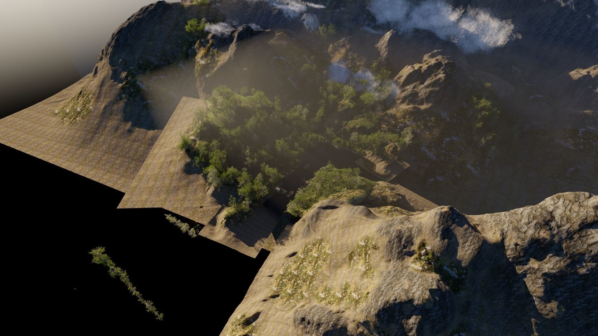 Jungle Dock Scene 3D model_21