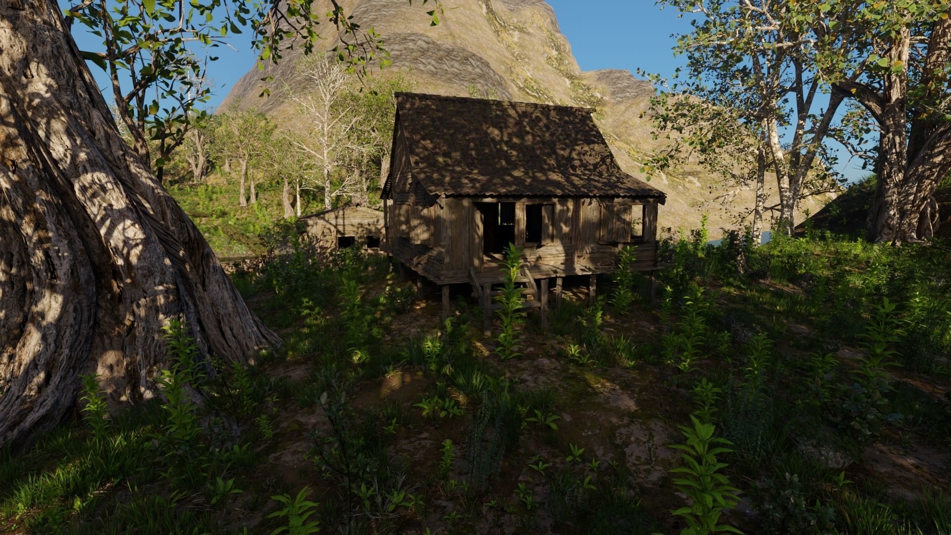 Jungle Dock Scene 3D model_16