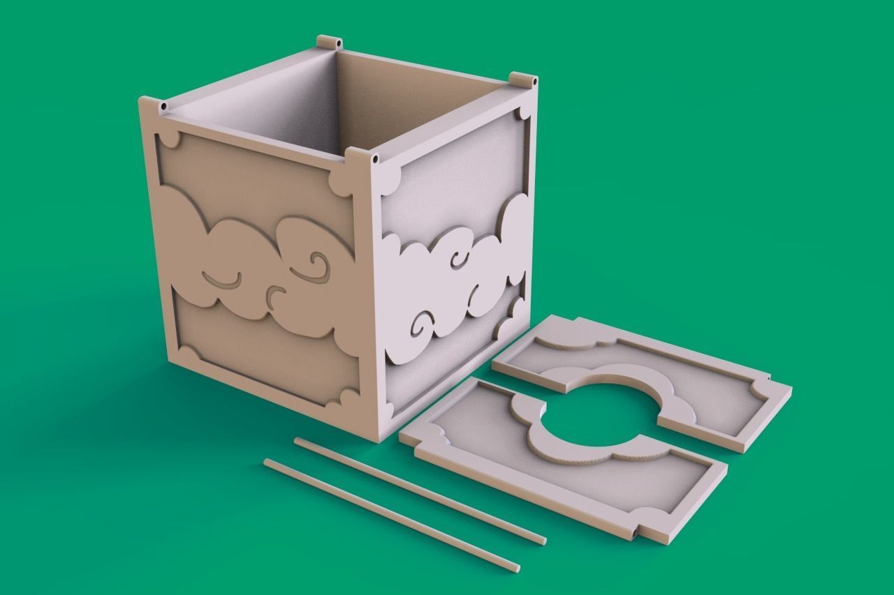 Hibari Katekyo Hitman Reborn Box 3D print model_3