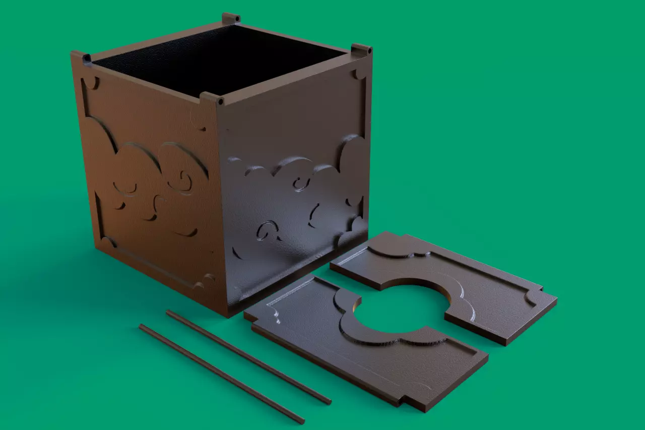 Hibari Katekyo Hitman Reborn Box 3D print model_0