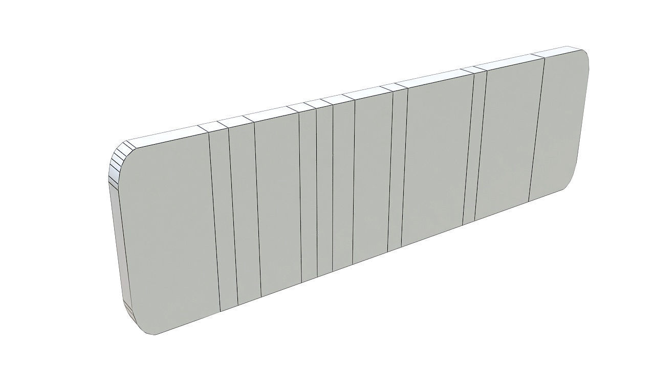 Recessed power socket grommet 3D model_8