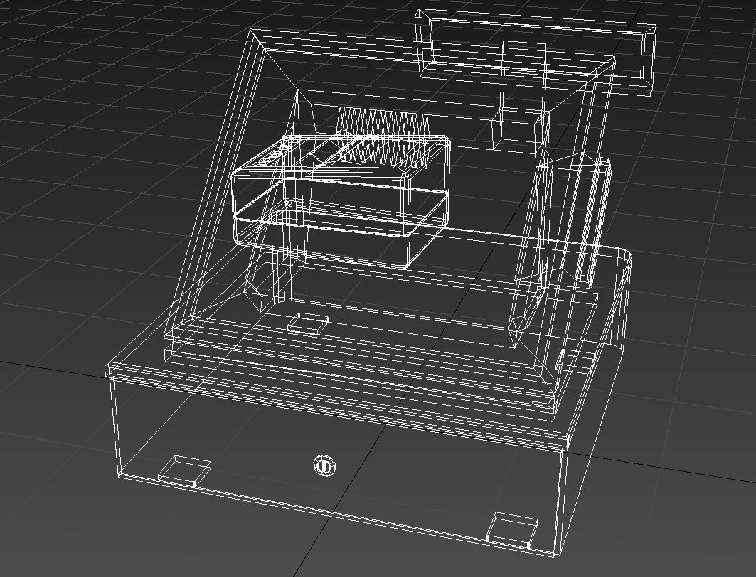 Touch screen point of sale 3D model_14