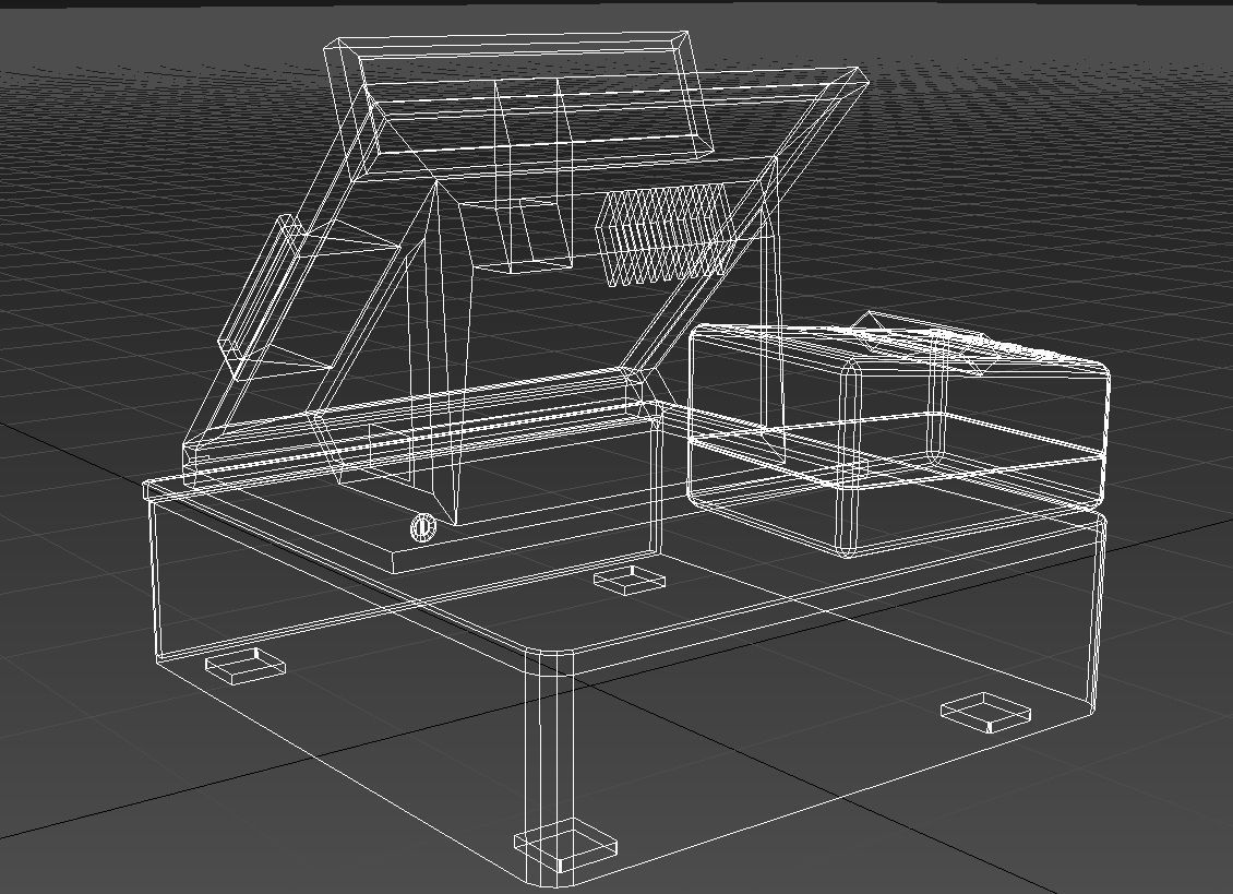 Touch screen point of sale 3D model_18