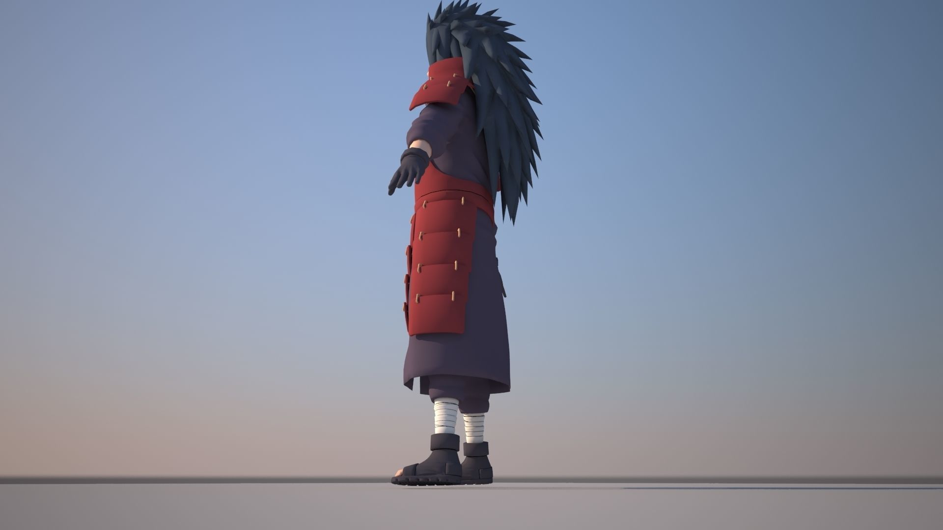 Madara Uchiha Low-poly 3D model_6