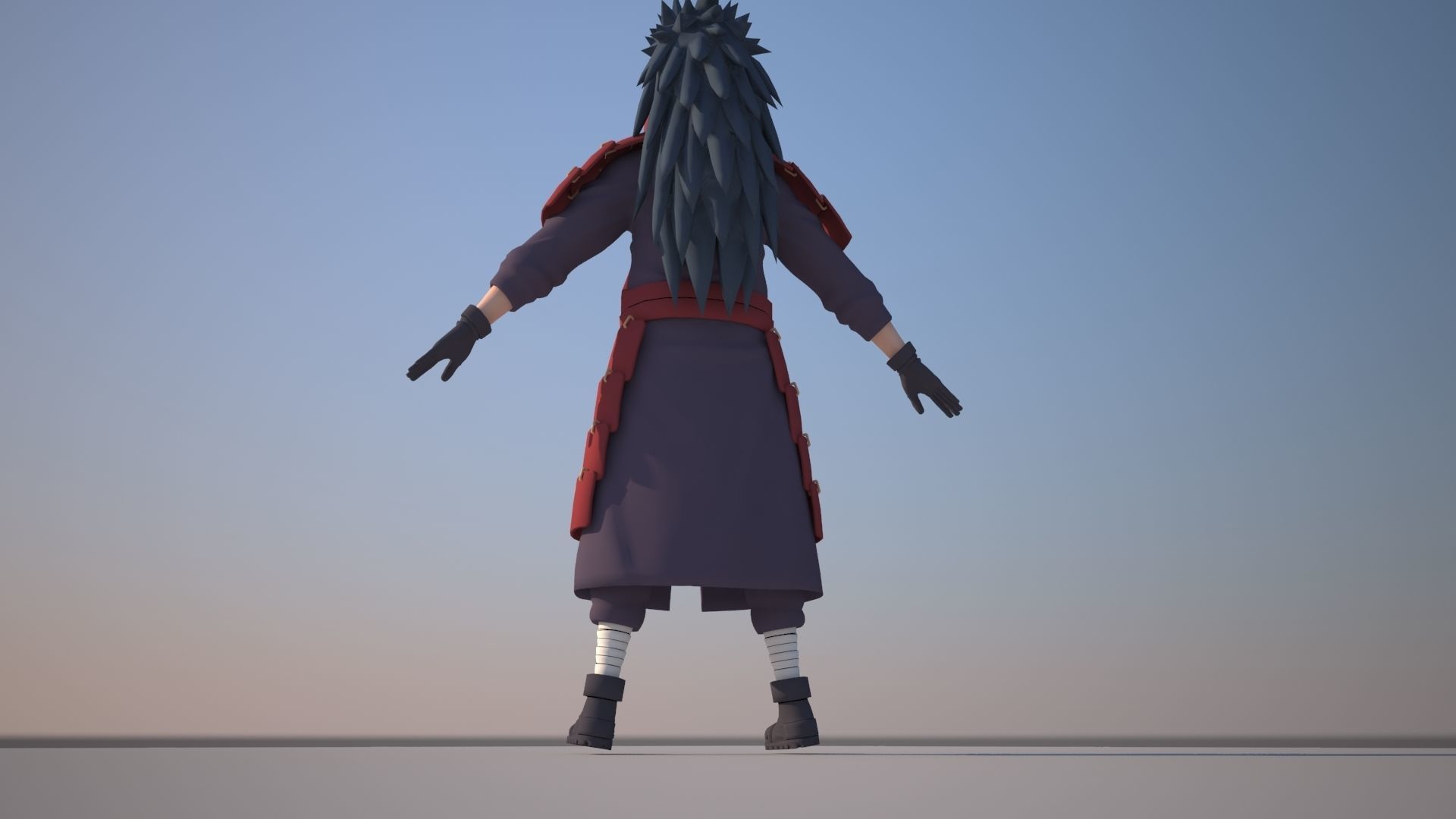 Madara Uchiha Low-poly 3D model_8
