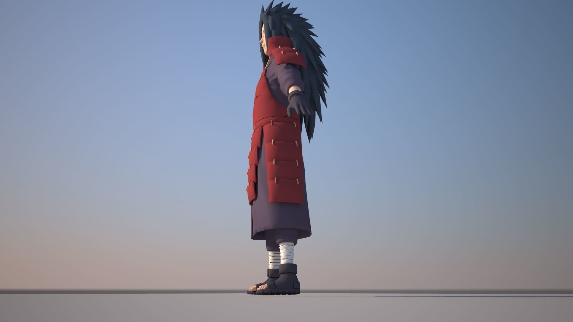 Madara Uchiha Low-poly 3D model_5