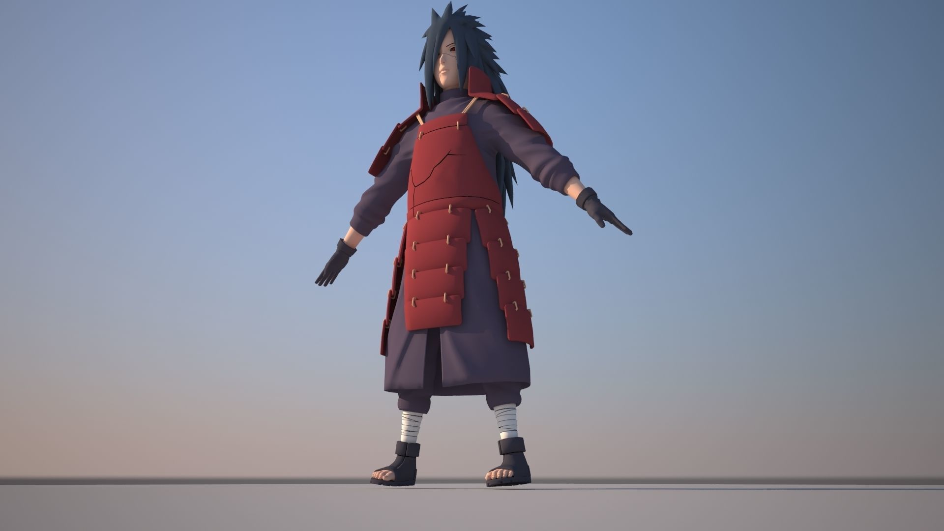 Madara Uchiha Low-poly 3D model_2