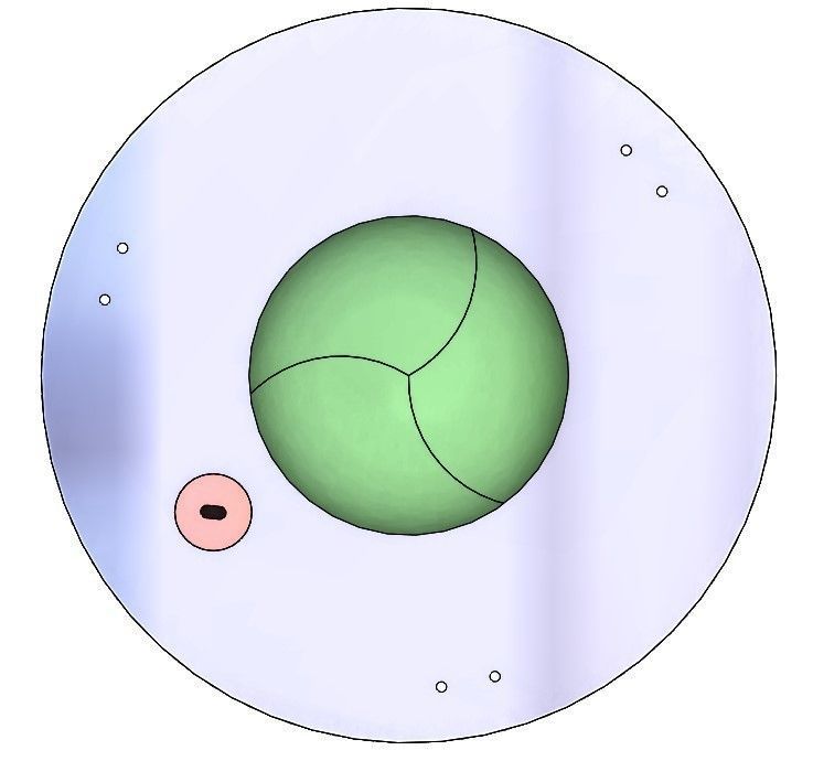 3DP3BLROD50A Iris diaphragm mechanism mechanical shutter diy 3D print model_4