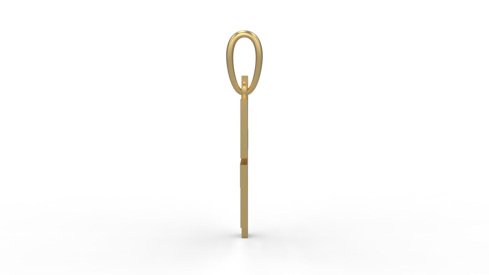 Initial Letters Pendant Aishiteru B 3D print model_2