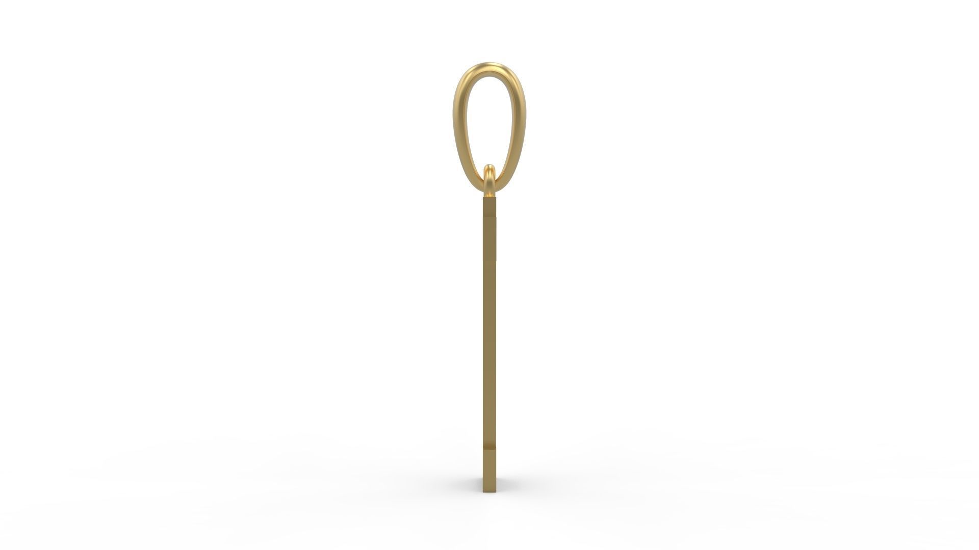 Initial Letters Pendant Aishiteru I 3D print model_2