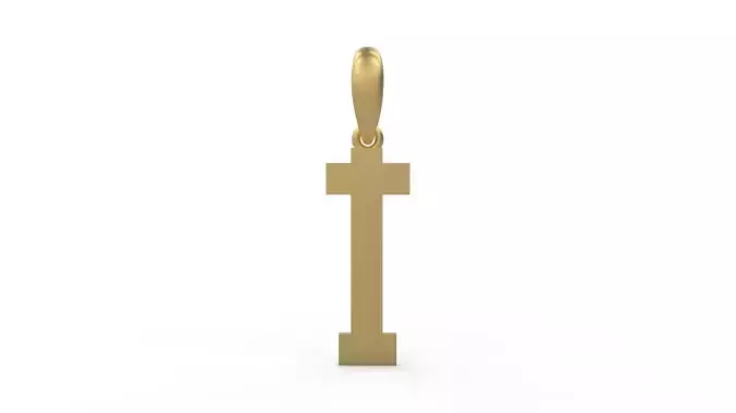 Initial Letters Pendant Aishiteru I