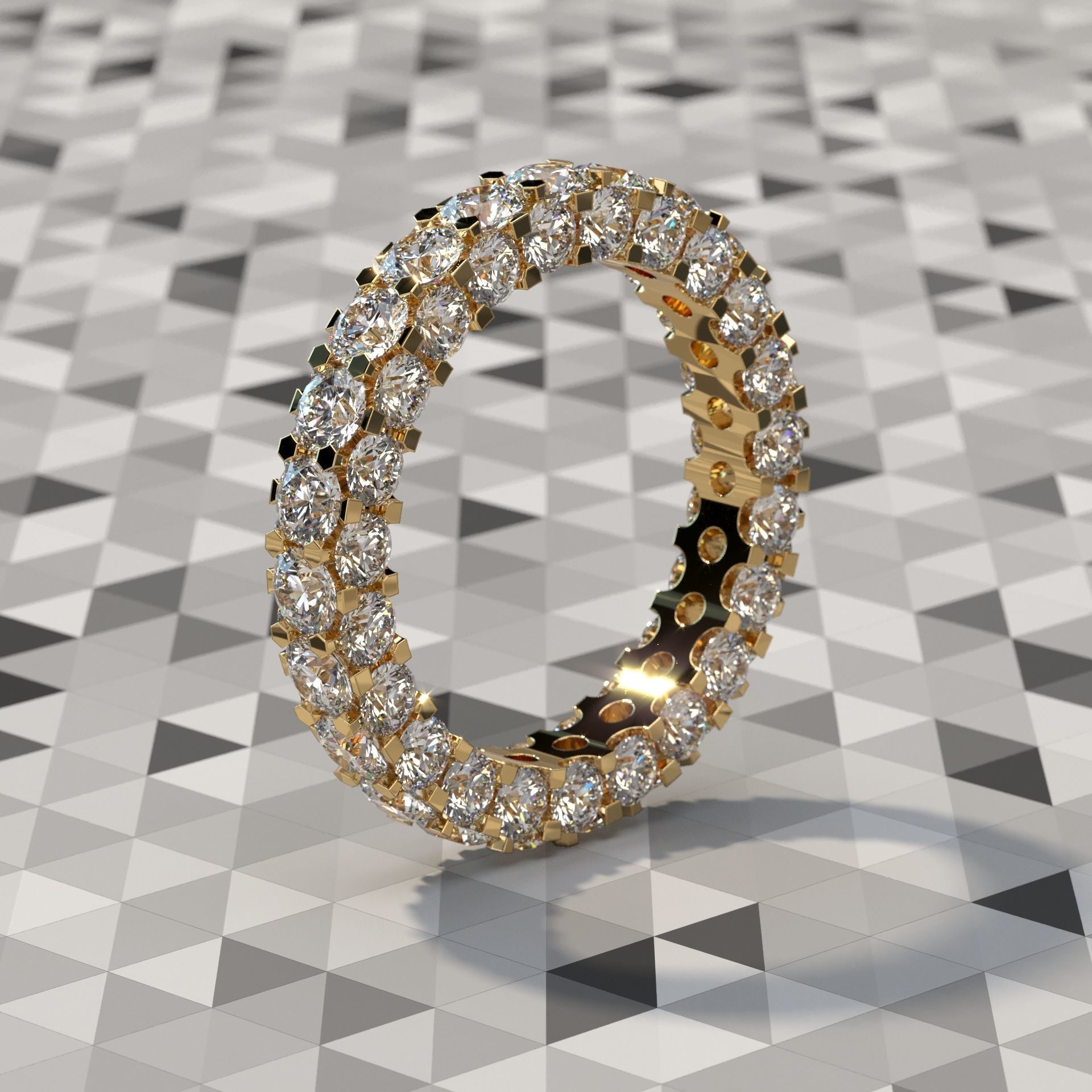 ANY SIZE Infinity Rings parametric modeling Program 3D print model_24