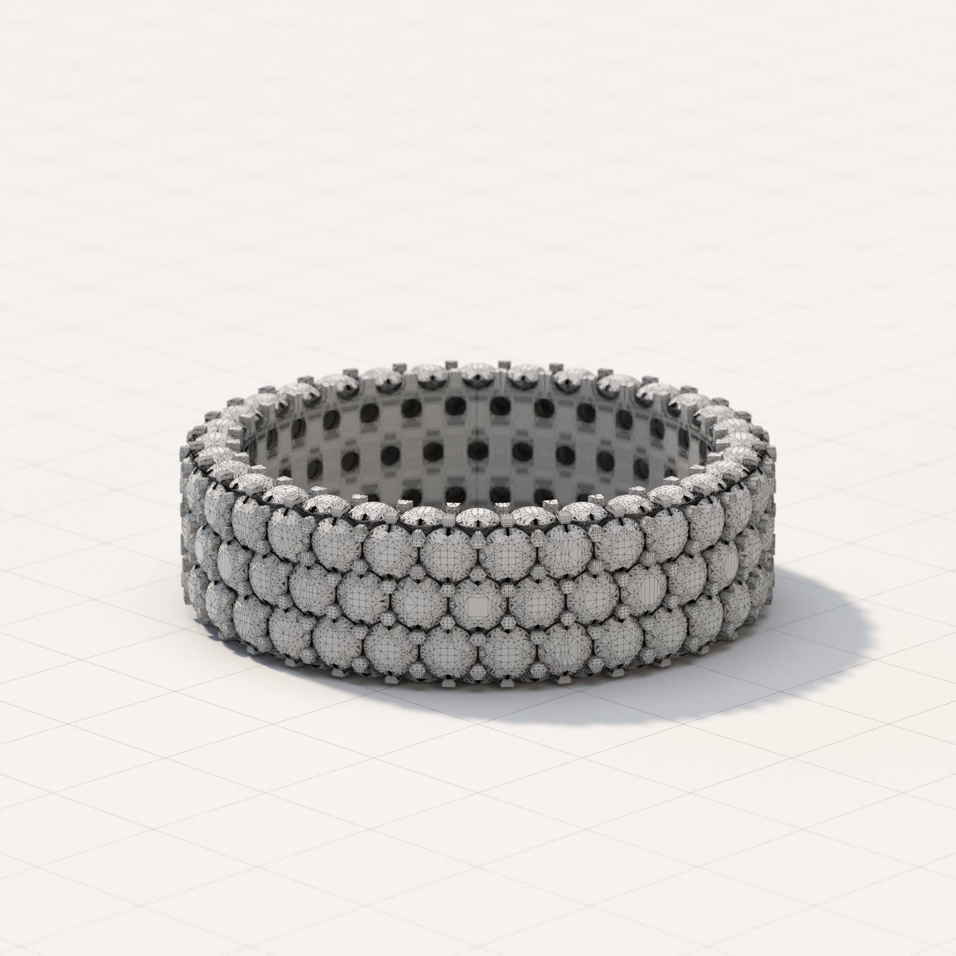 ANY SIZE Infinity Rings parametric modeling Program 3D print model_21