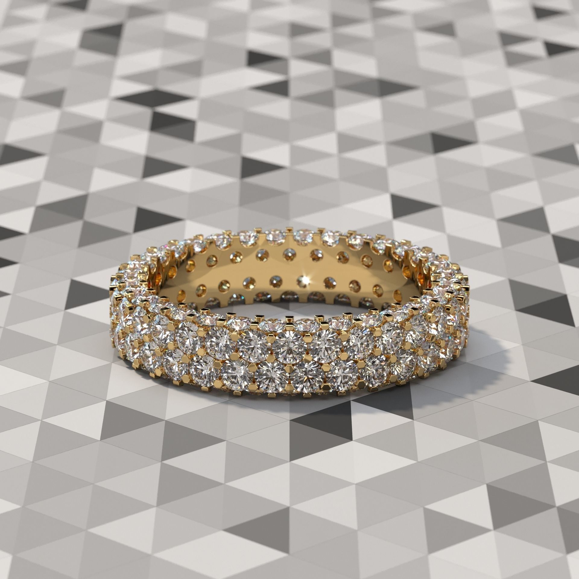 ANY SIZE Infinity Rings parametric modeling Program 3D print model_16