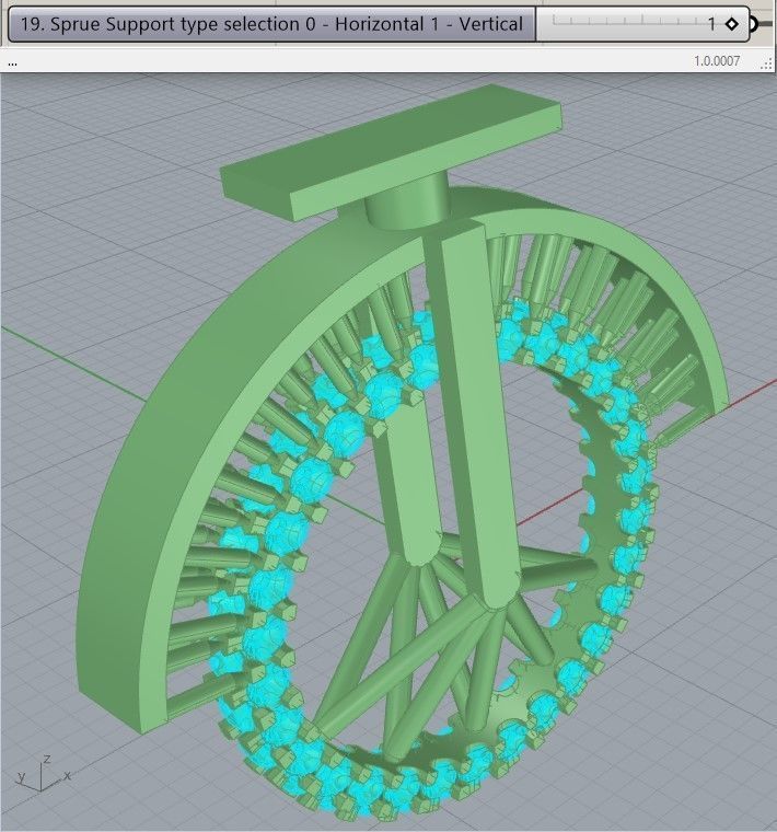 ANY SIZE Infinity Rings parametric modeling Program 3D print model_11
