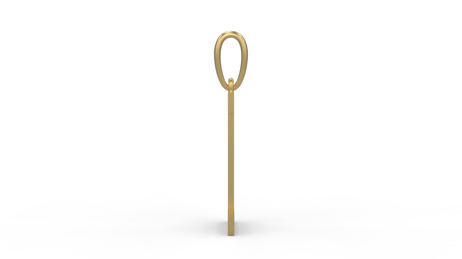 Initial Letters Pendant Aishiteru L 3D print model_2