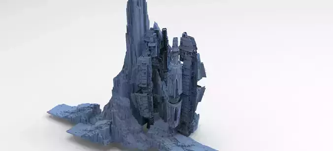 Alien Ship on mountain 3