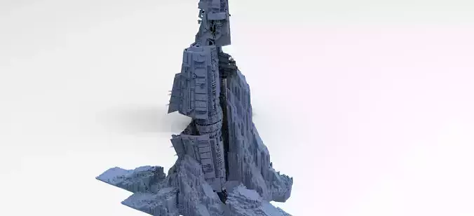 Alien Ship on mountain 4