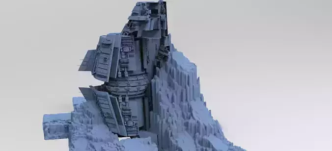 Star freighter on mountain 2