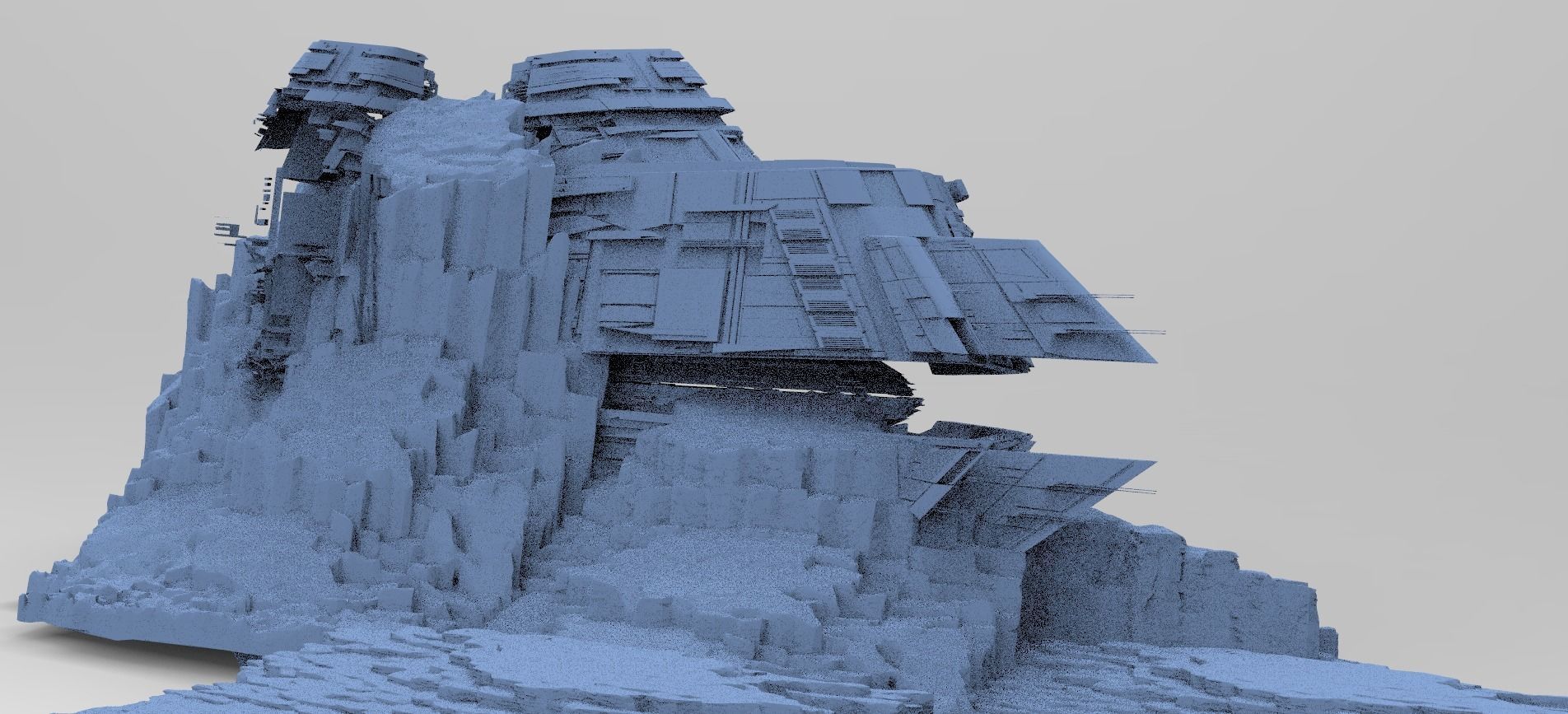 Star freighter base  3D model_1