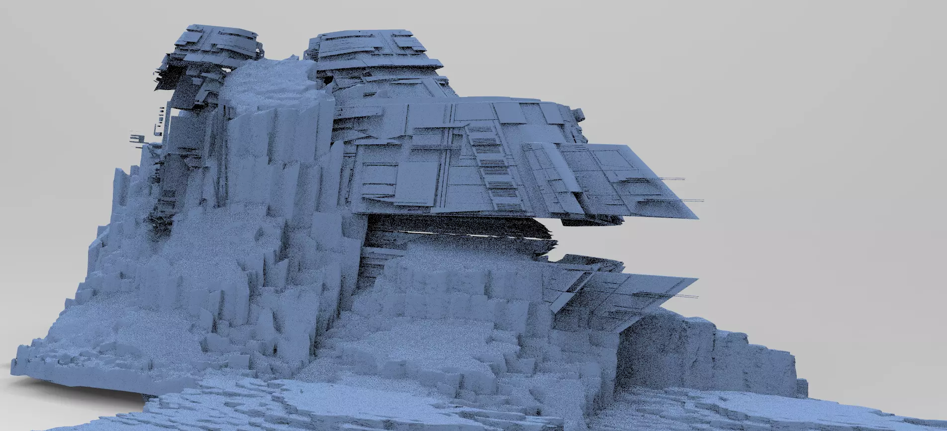 Star freighter base  3D model_0