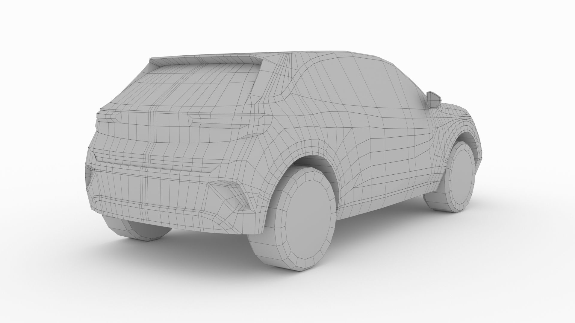 Opel Mokka E 2021 Low-poly 3D model_8