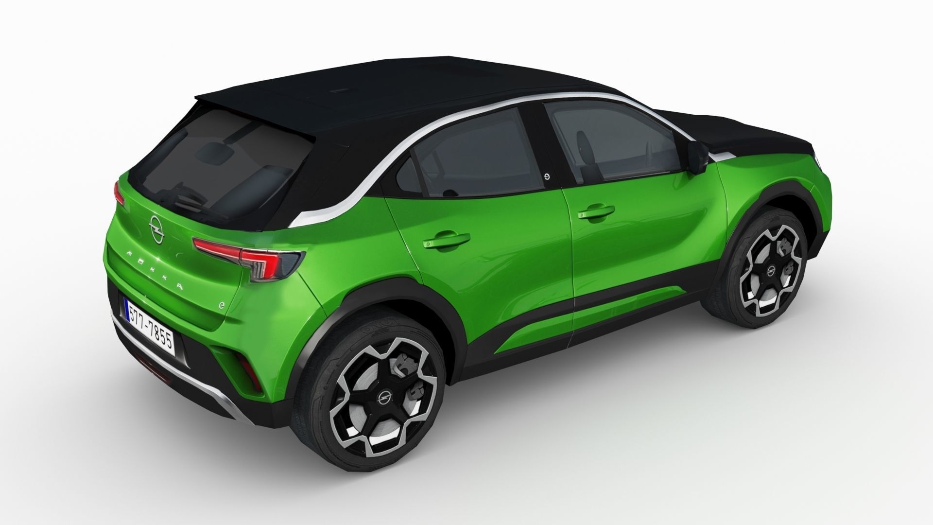 Opel Mokka E 2021 Low-poly 3D model_4