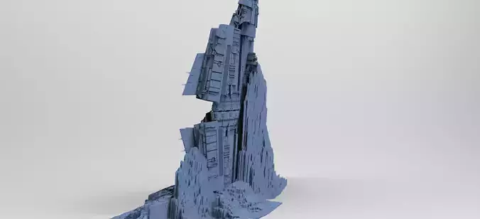 Star freighter Tall 3D