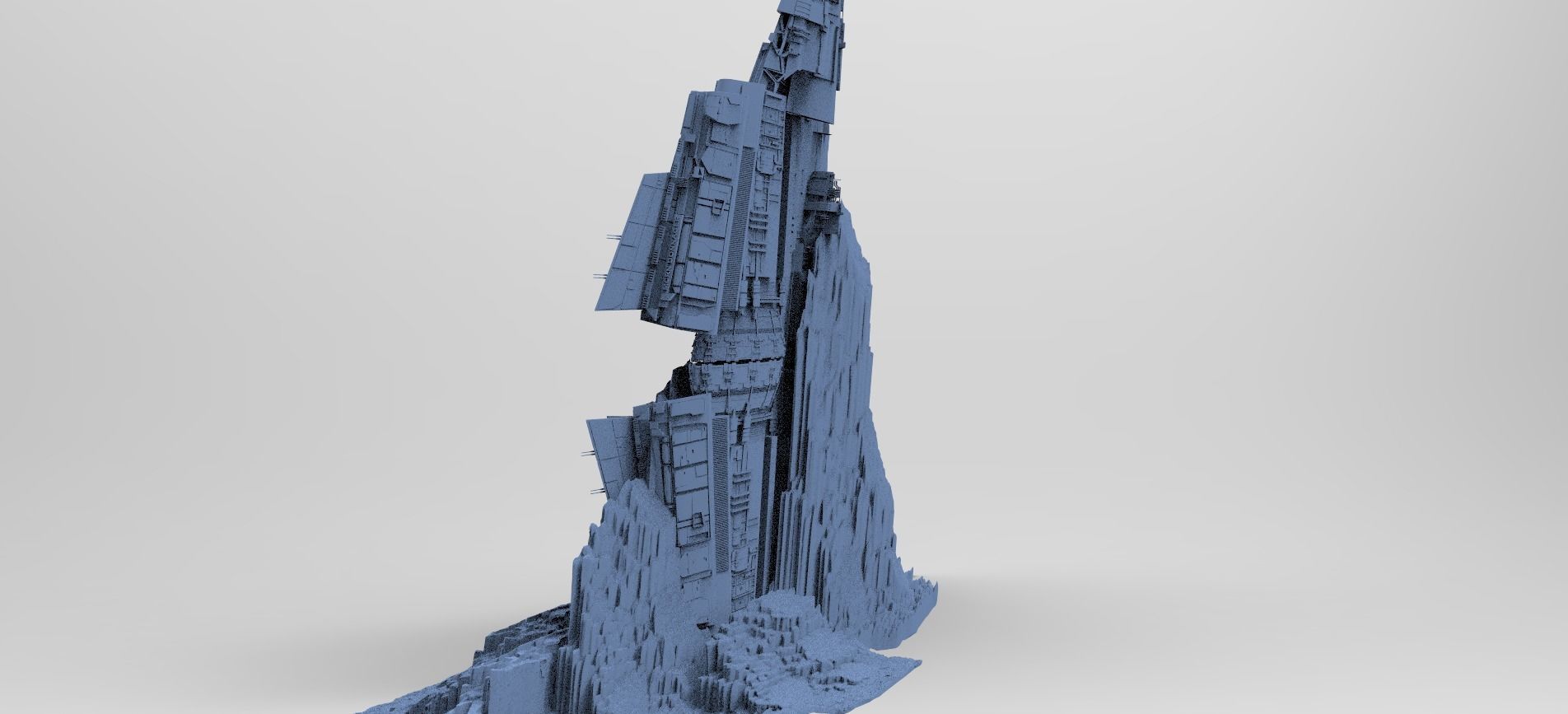 Star freighter Tall 3D 3D model_1