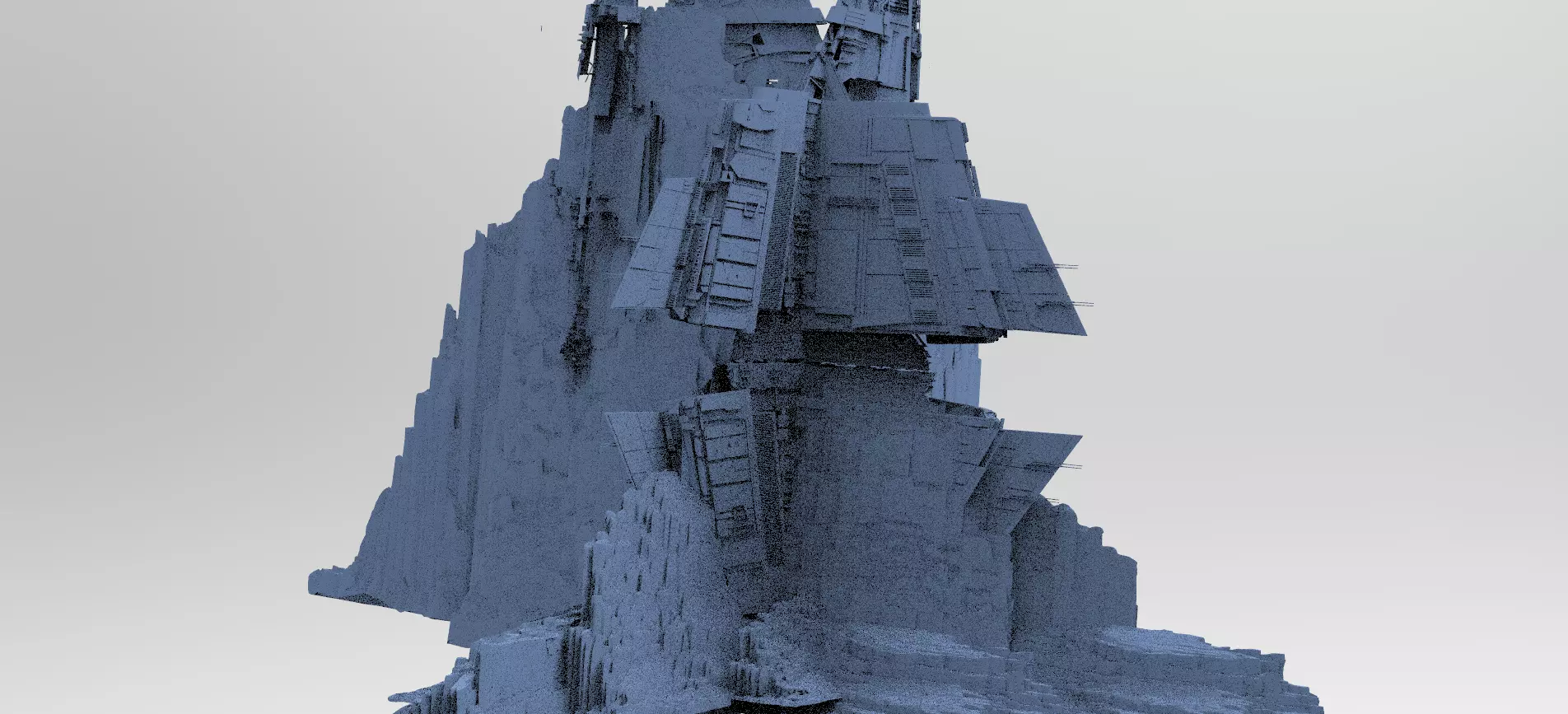 Star freighter base extended 3D model_0