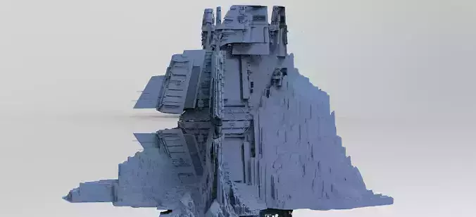 Star freighter Towers 3D