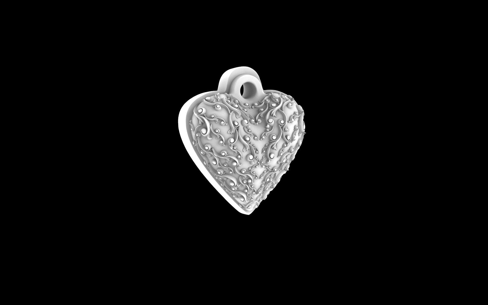 Valentines Hearth 3D print model_2