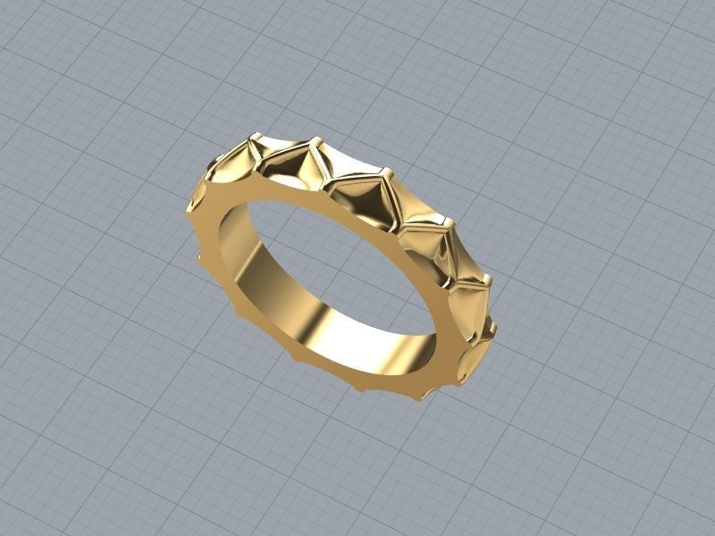 Cutting Ring 26 faces 3D print model 3D print model_1