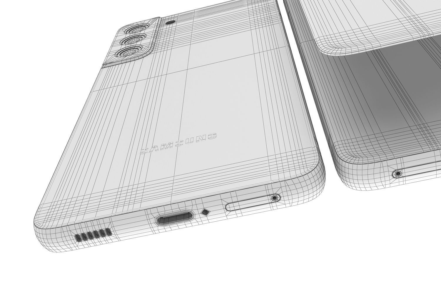 Samsung Galaxy S22 and S22 Plus and S22 Ultra v1 3D model_30
