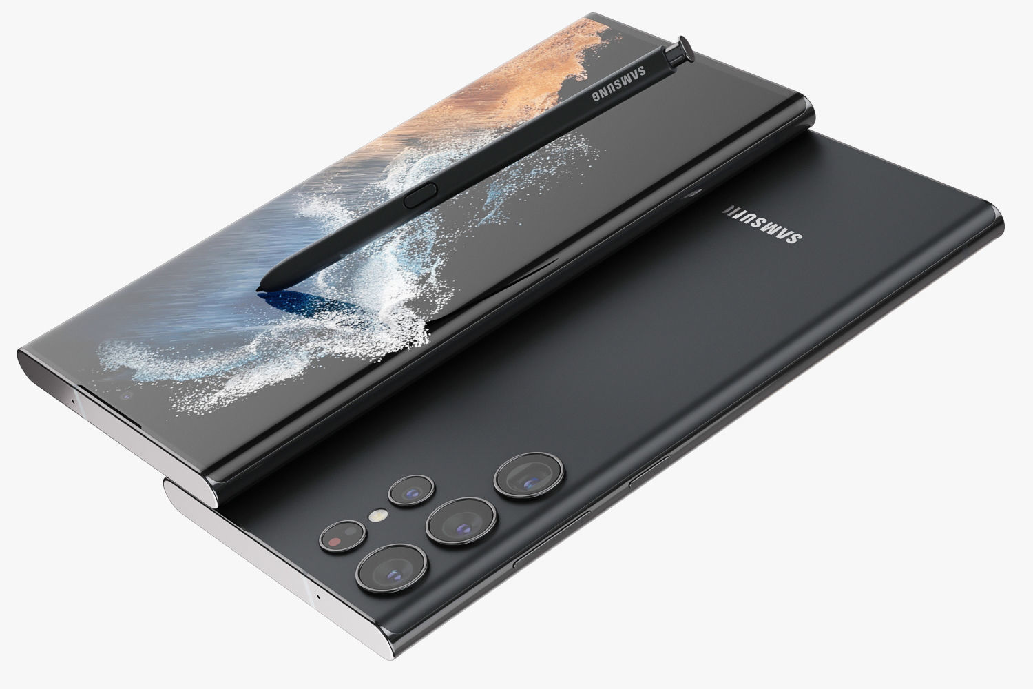 Samsung Galaxy S22 and S22 Plus and S22 Ultra v1 3D model_39