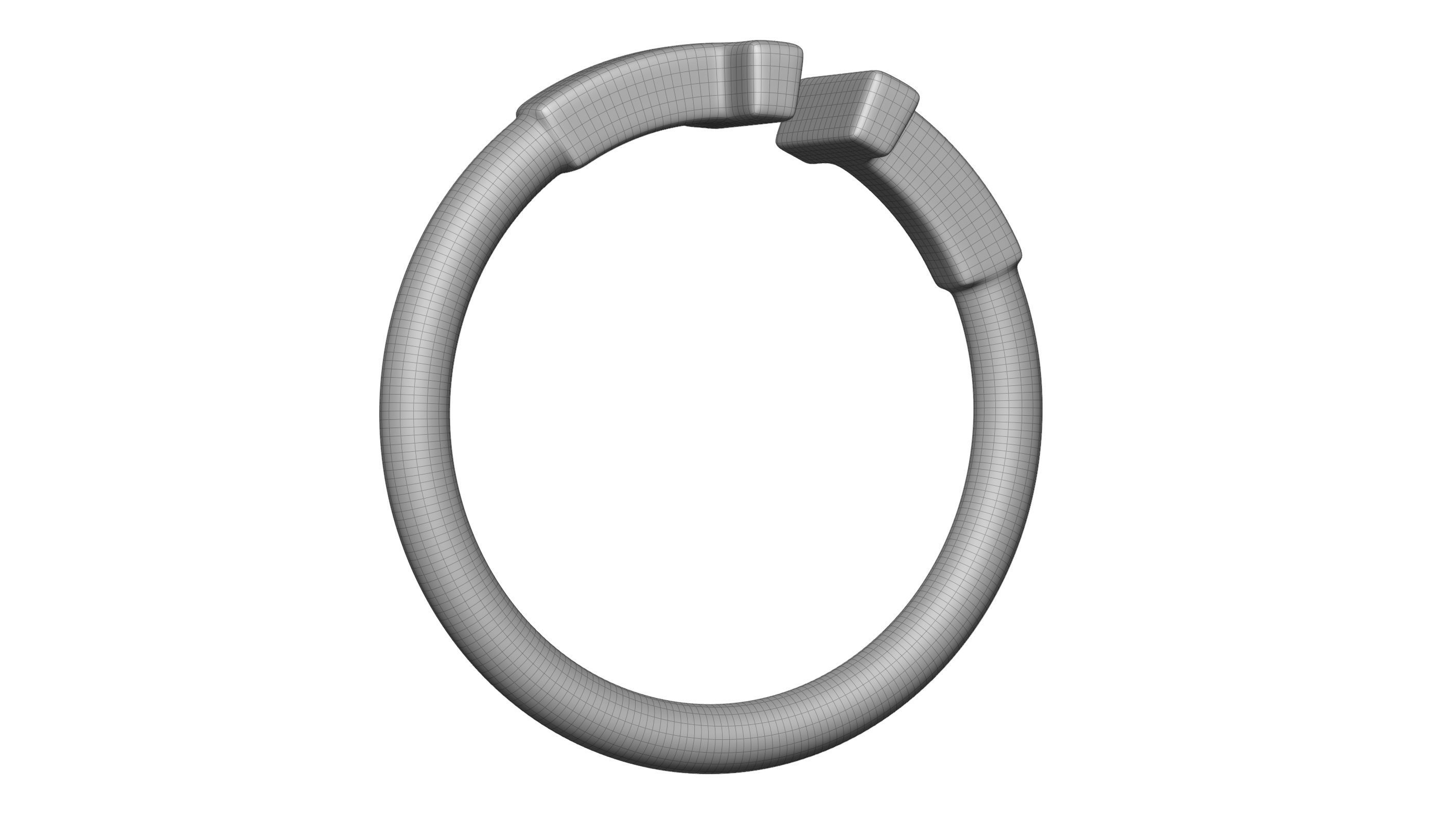 Wire Ring 3D model_11