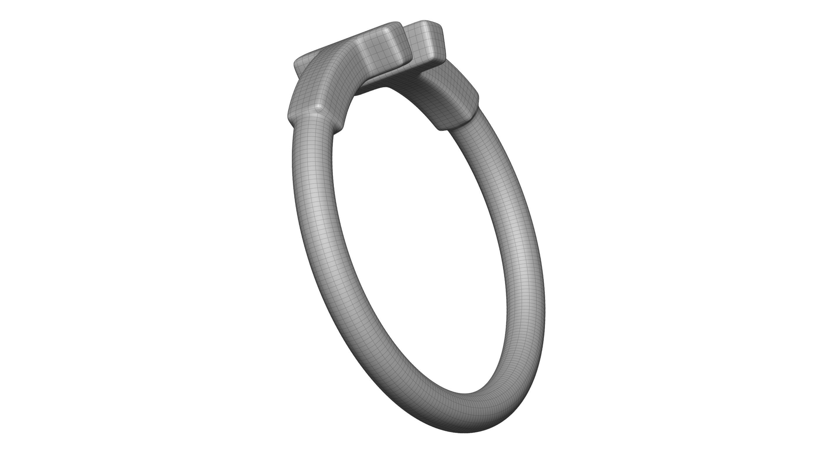 Wire Ring 3D model_12